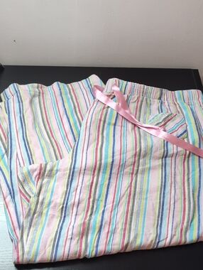 Secret Treasures Women's Plus Size 3x Sleepwear Striped Pajama Bottoms